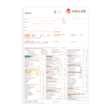 Auftragsformulare Klinische Labordiagnostik, Kardiologie und ART