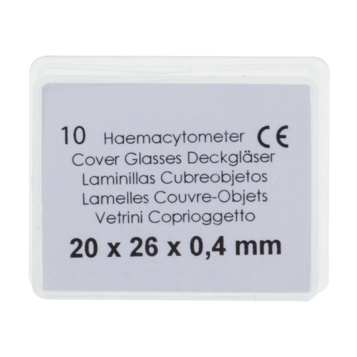 Lamelles couvre-objet pour hématocytomètre