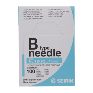 Aiguilles d’acupuncture SEIRIN® type B