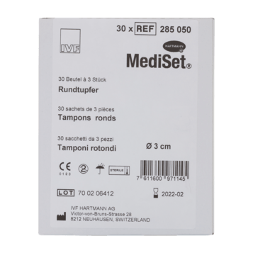 MediSet® Tampons ronds, stériles