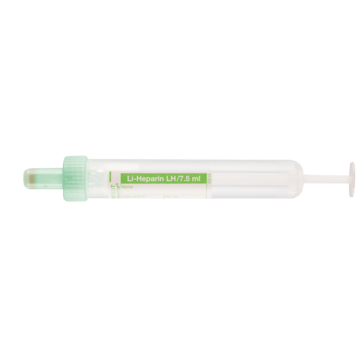 Monovette® litio-eparina, verde chiara, senza gel separatore