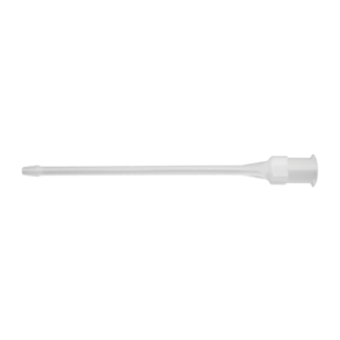 cannula bottonuta di plastica, sterile